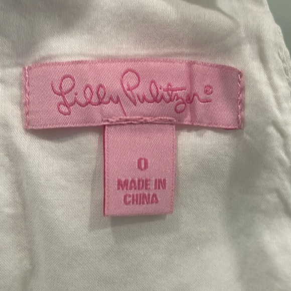 Lilly Pulitzer Annabelle Top in Resort White (Size 0) - Picture 7 of 9